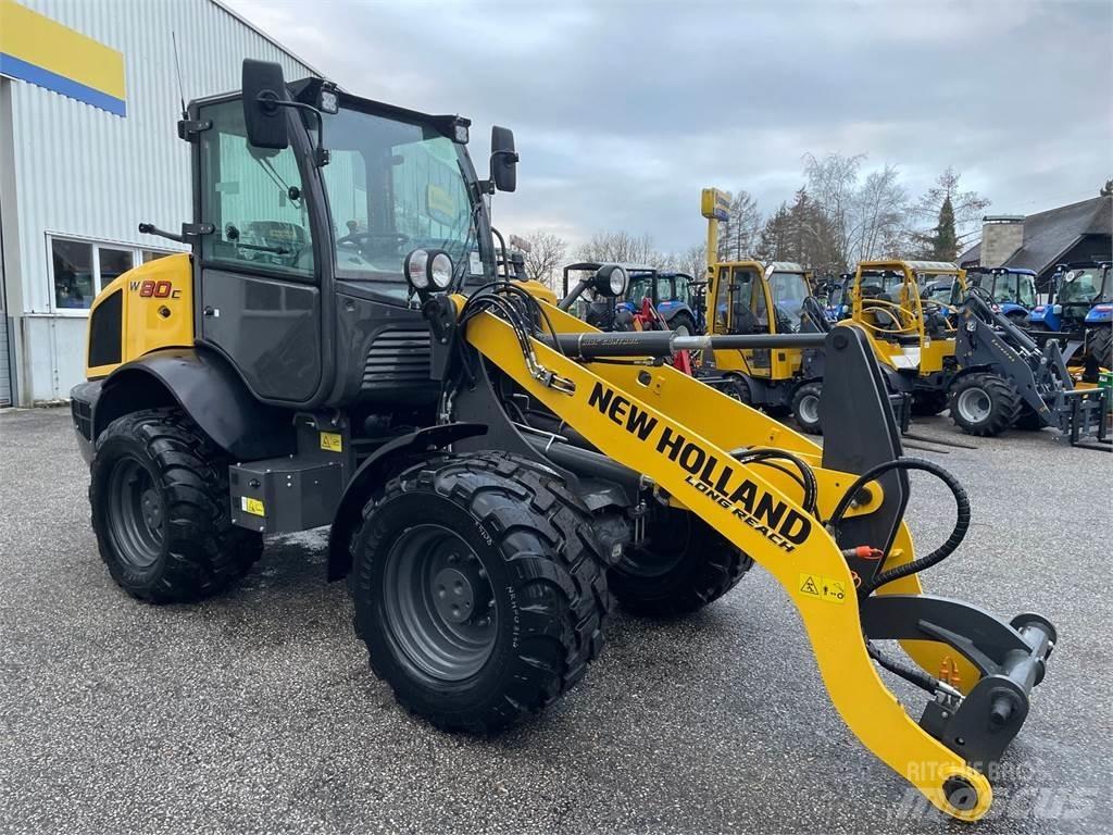New Holland W 80 C Naudoti ratiniai krautuvai