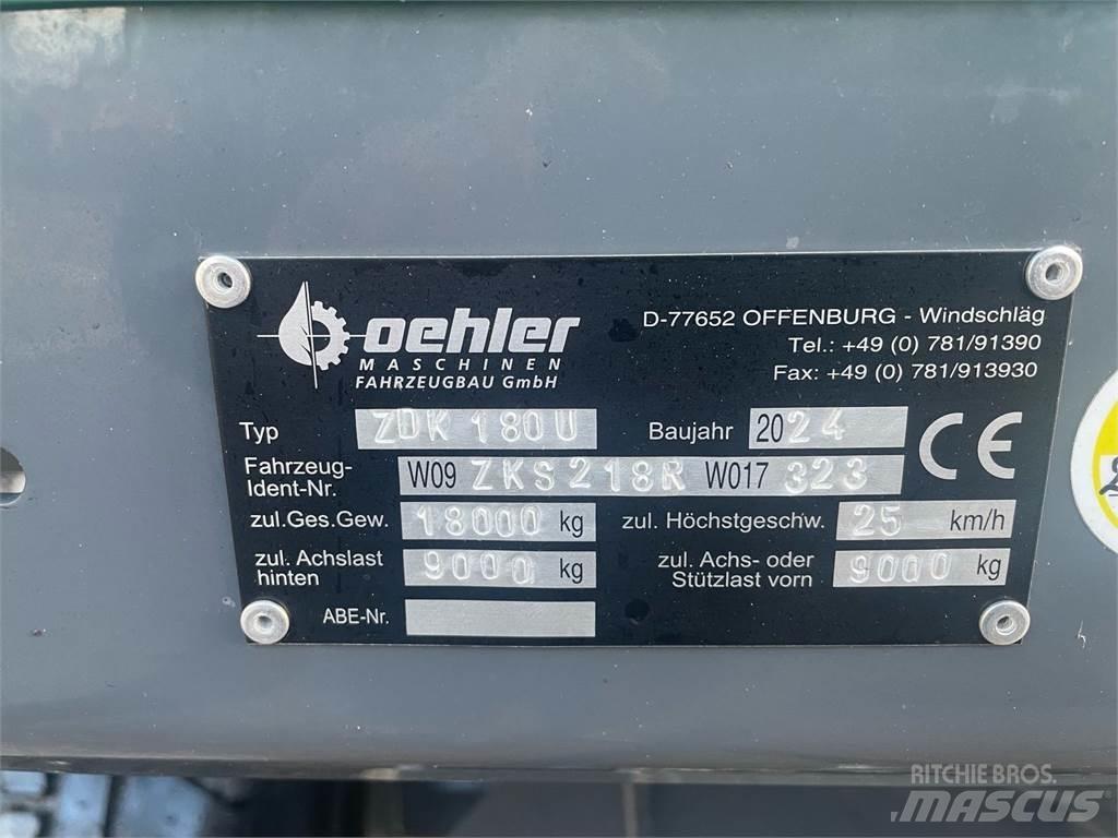 Oehler ZDK 180U Savivartės priekabos