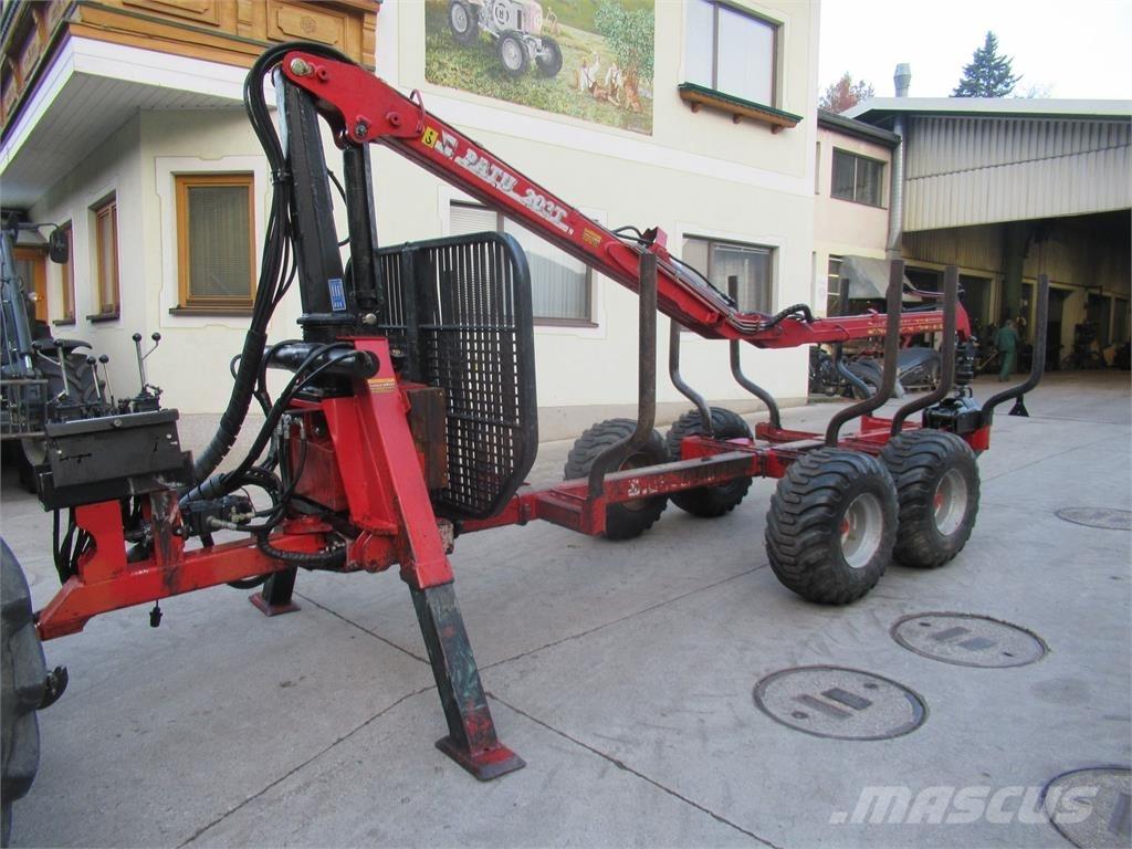 Patu 8T + 203T Miškovežių priekabos