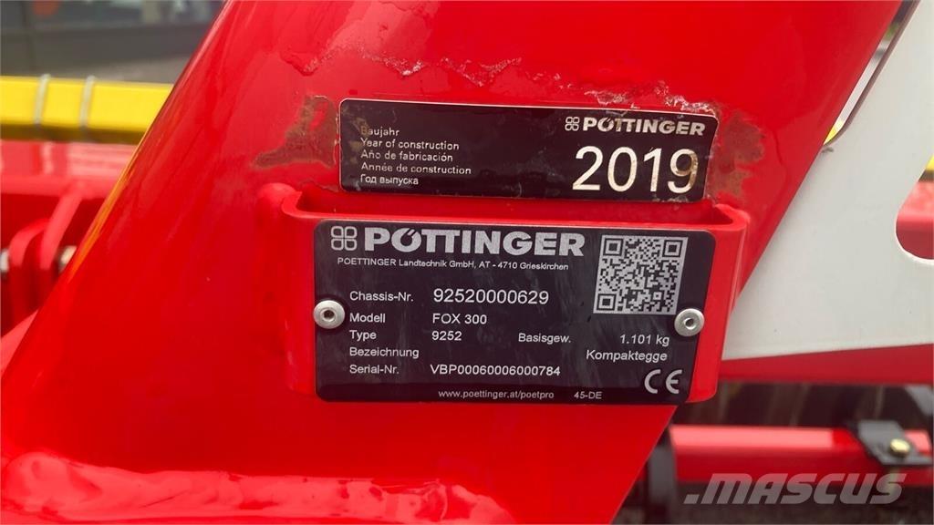 Pöttinger Fox 300 Diskinės akėčios