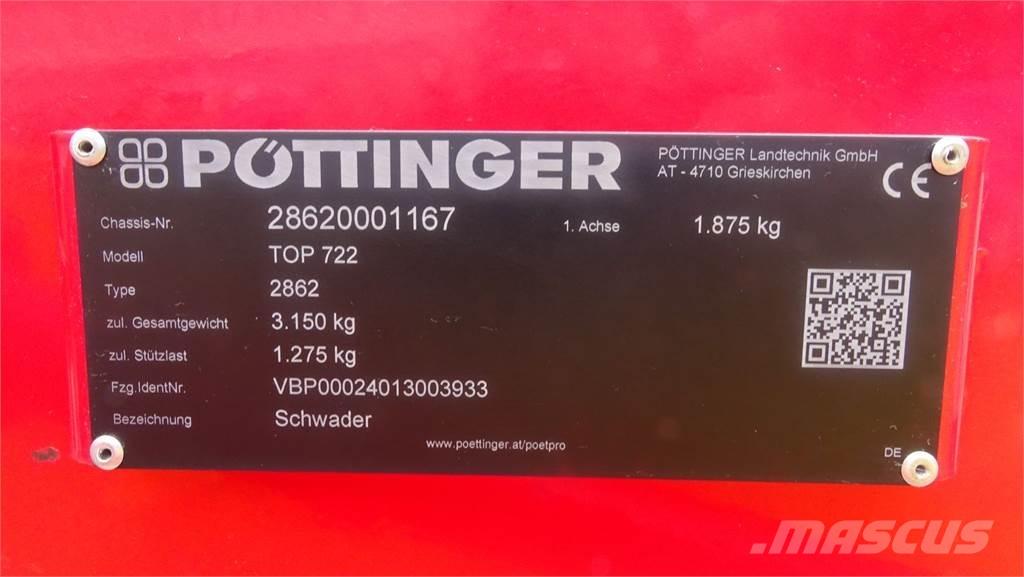Pöttinger TOP 722 Grunto gramdymo technika
