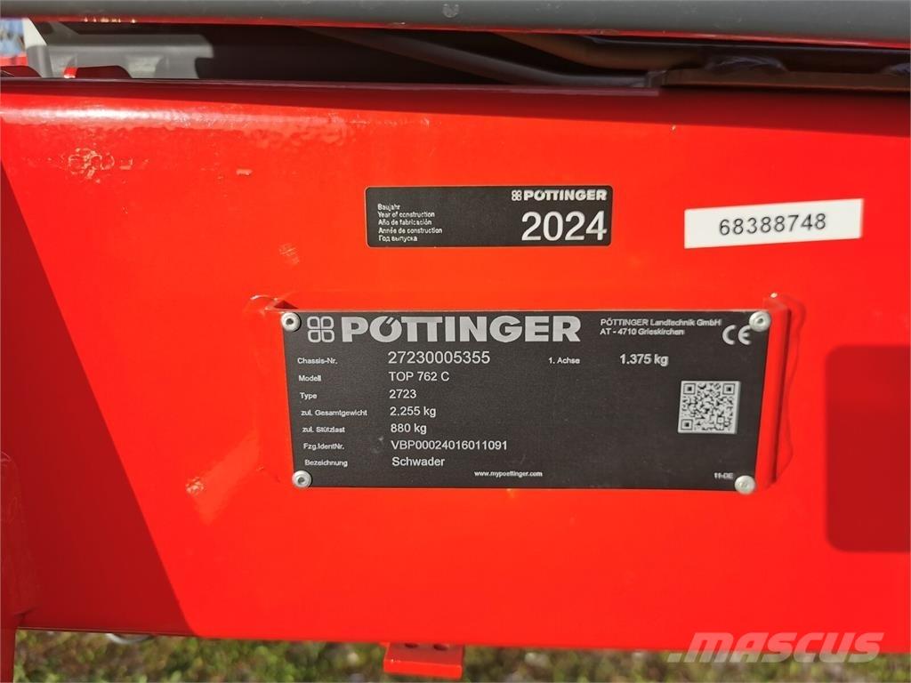 Pöttinger TOP 762C Grunto gramdymo technika