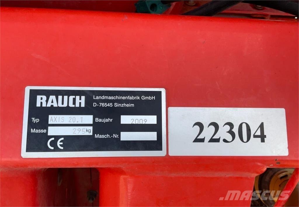 Rauch AXIS 20.1 Kita tręšimo technika