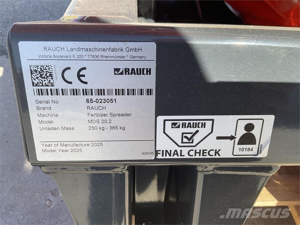 Rauch MDS 20.2 Kita tręšimo technika