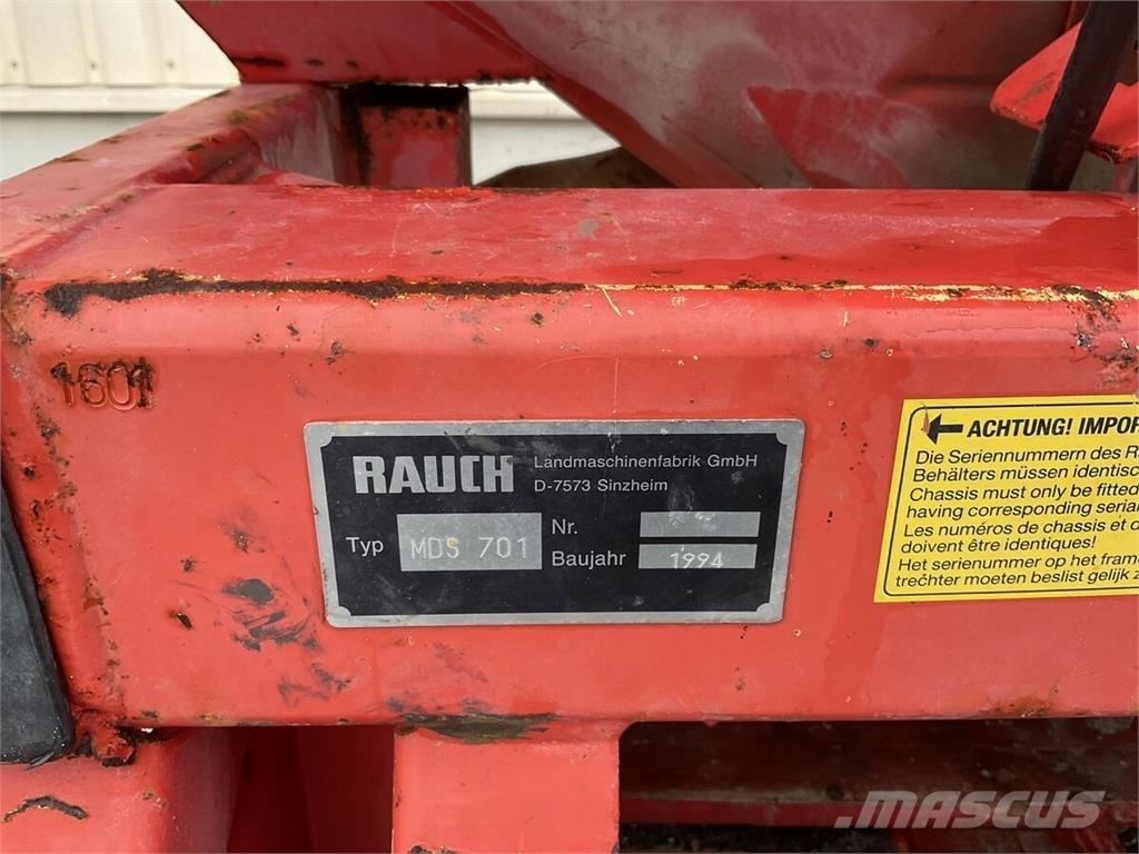 Rauch MDS 701 Kita tręšimo technika