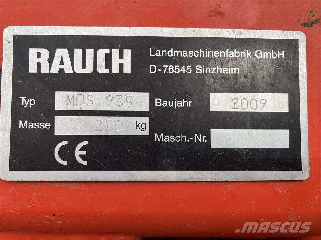 Rauch MDS 935R Kita tręšimo technika