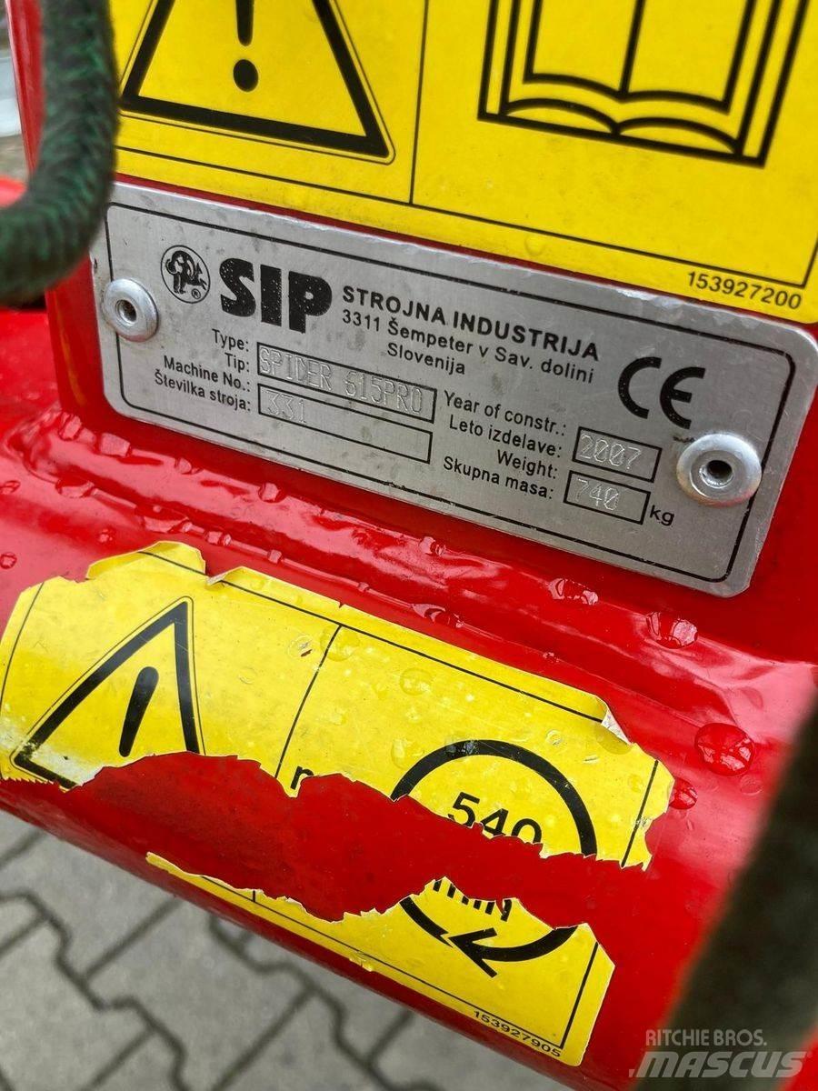 SIP Spider 615 pro Šieno grėbliai ir vartytuvai