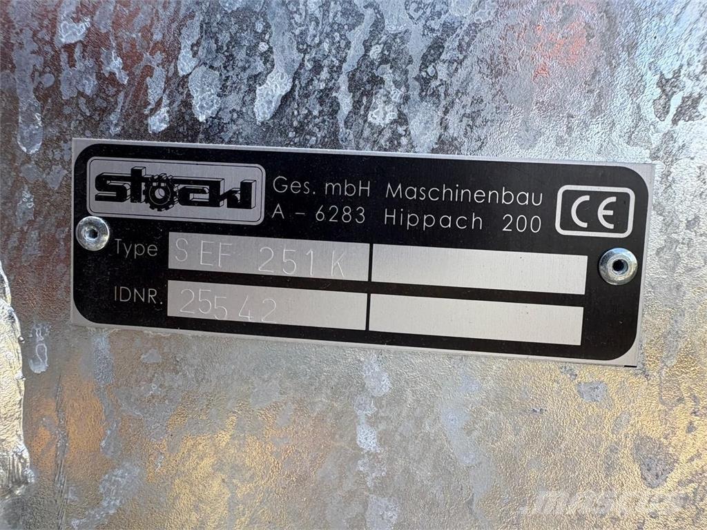  Stöckl SEF 251 K Kiti pašarų derliaus nuėmimo įrengimai