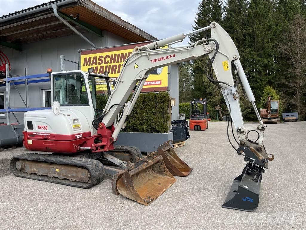 Takeuchi TB 260 Mini ekskavatoriai < 7 t