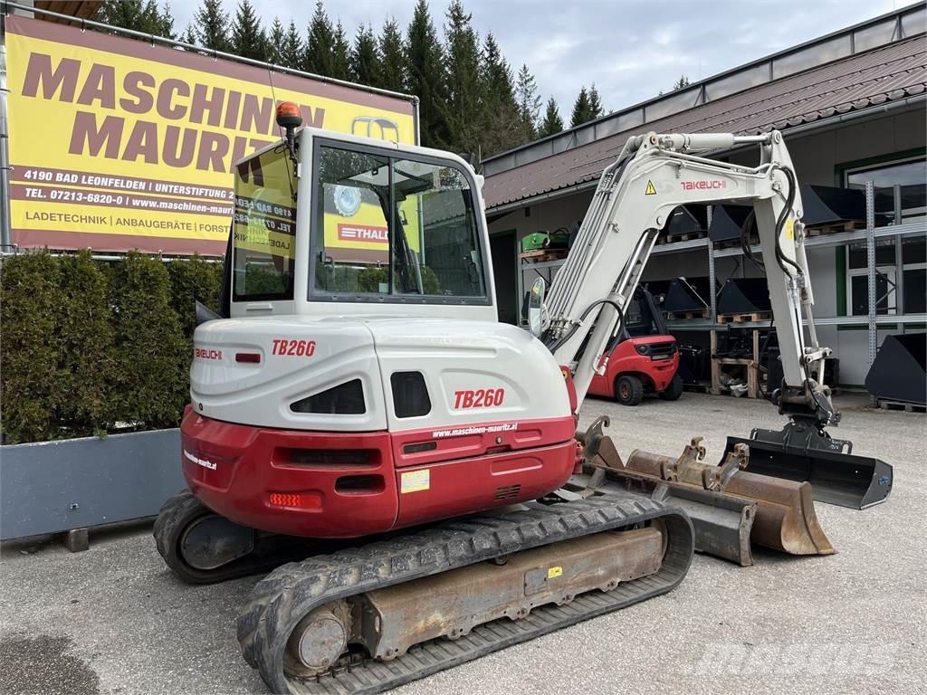 Takeuchi TB 260 Mini ekskavatoriai < 7 t