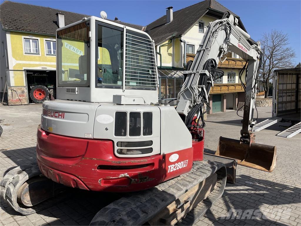 Takeuchi TB 280 FR Mini ekskavatoriai < 7 t
