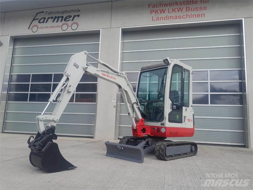 Takeuchi TB016 Mini ekskavatoriai < 7 t