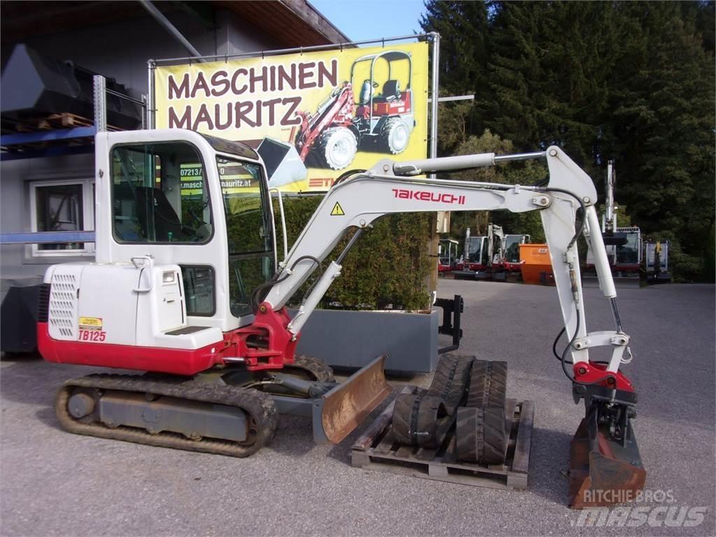 Takeuchi TB125 Mini ekskavatoriai < 7 t