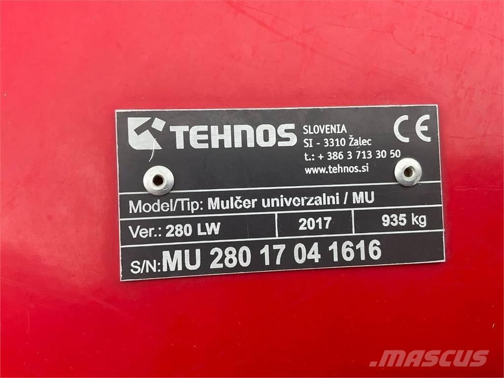 Tehnos MU 280 LW Ganyklų šienapjovės / rėžtuvės