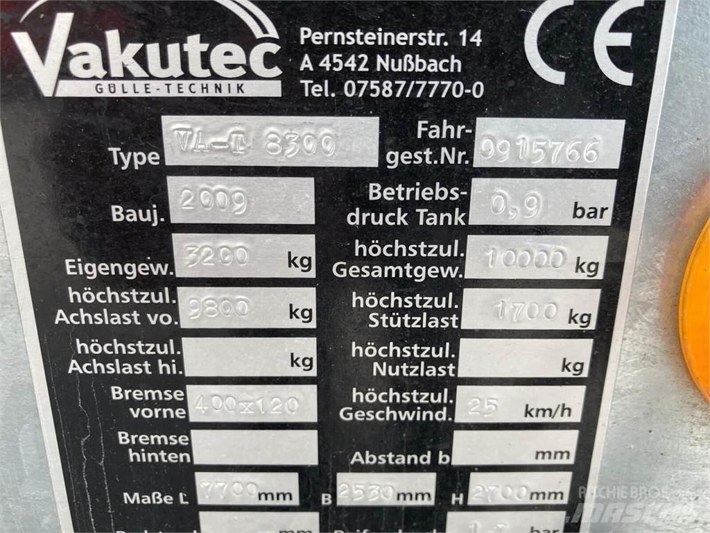  Vakutec VA-T 8300 Srutų cisternos