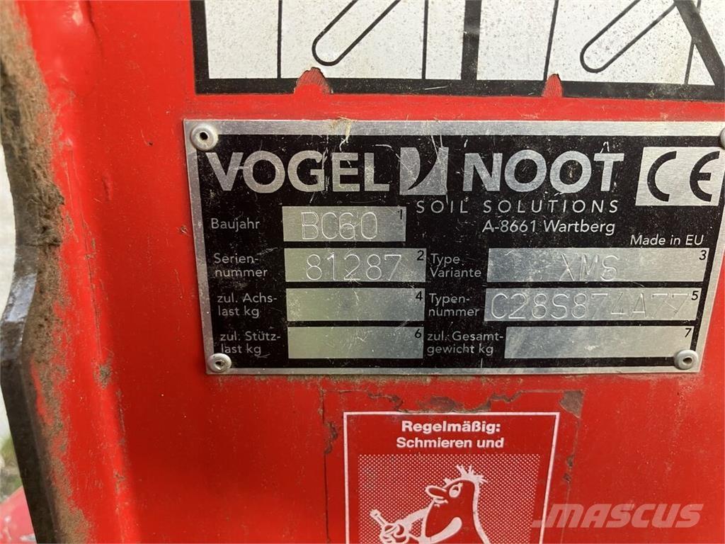 Vogel & Noot XMS 1050 Standartiniai plūgai
