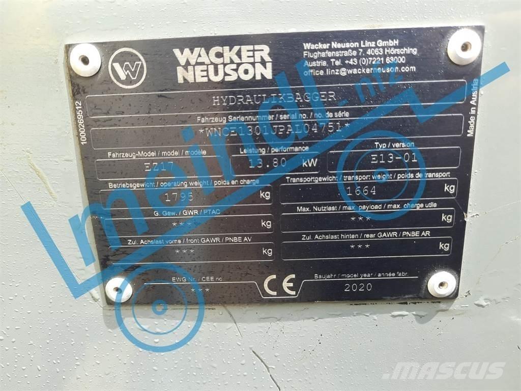 Wacker Neuson EZ 17 Mini ekskavatoriai < 7 t