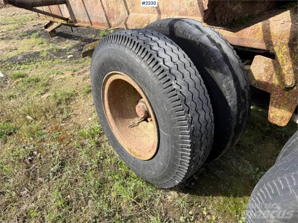 Balkärra boggie Grūdų vežimėliai