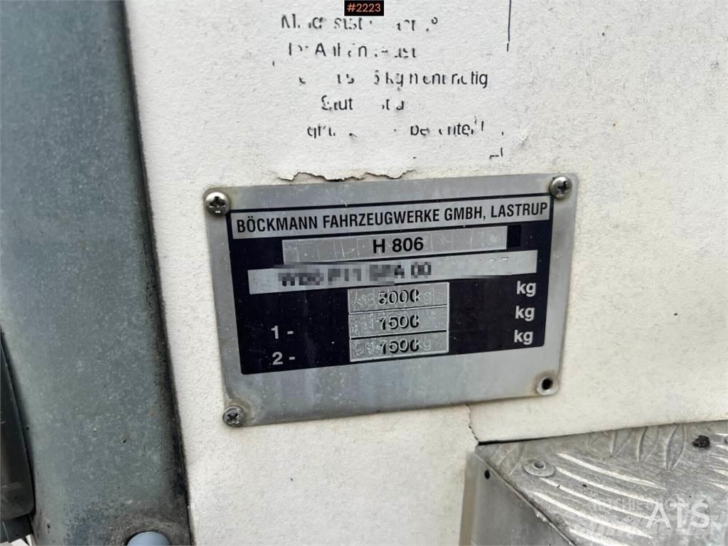 Böckmann P11SP Autovežių priekabos