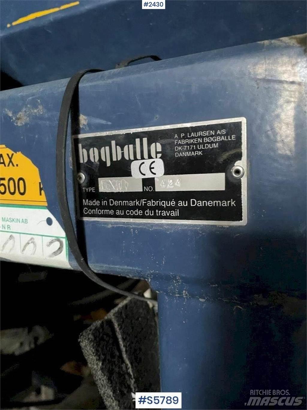 Bogballe EXW 1000 Kita tręšimo technika