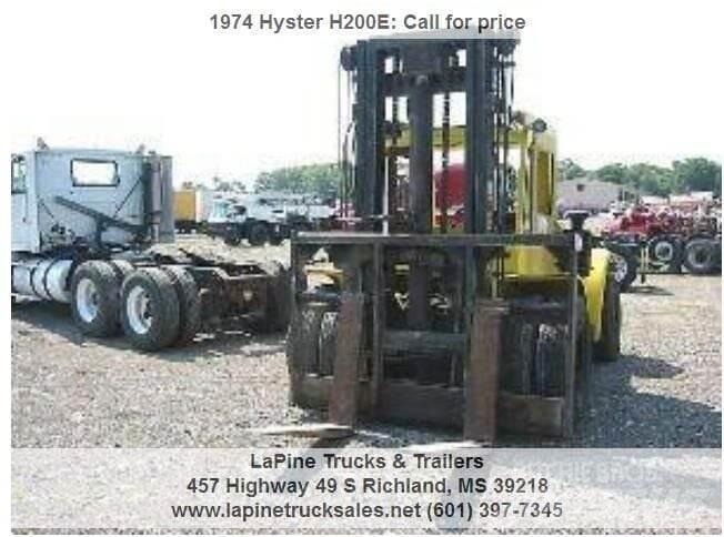 Hyster H200E Šakiniai krautuvai - Kita