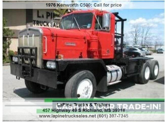 Kenworth C500 Pagalbos kelyje automobiliai