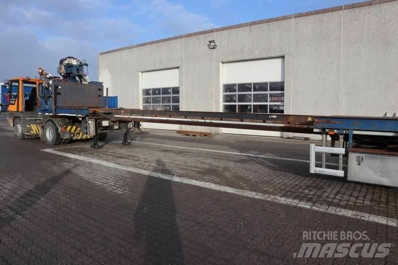 Floor Udtrækkelig Bortinių sunkvežimių priekabos su nuleidžiamais bortais