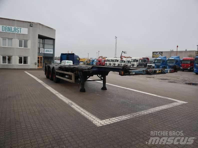 HFR Containerchassis Konteinerių puspriekabės