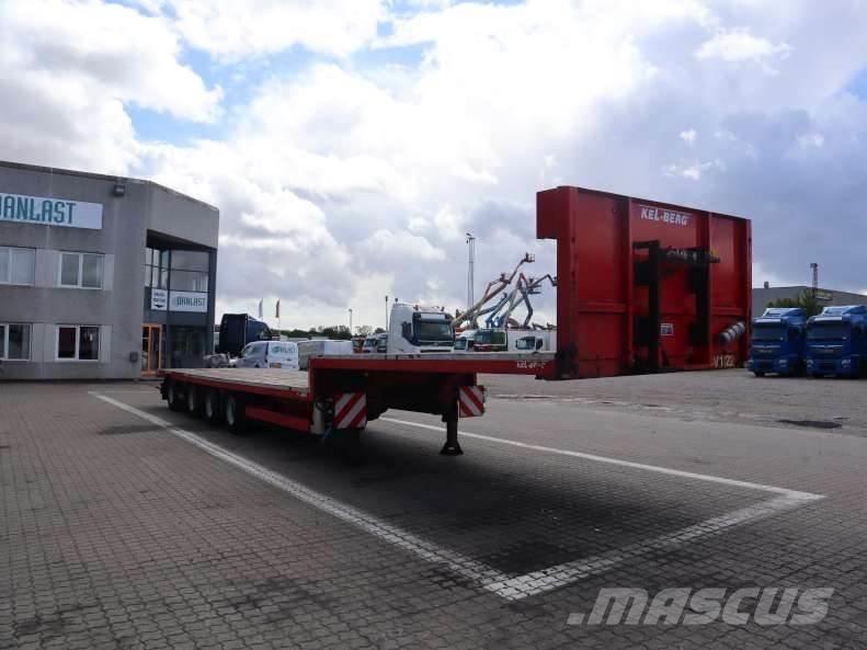 Kel-Berg S660 Bortinių sunkvežimių priekabos su nuleidžiamais bortais
