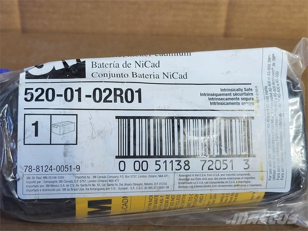  3M 520-01-02R01 Baterijos