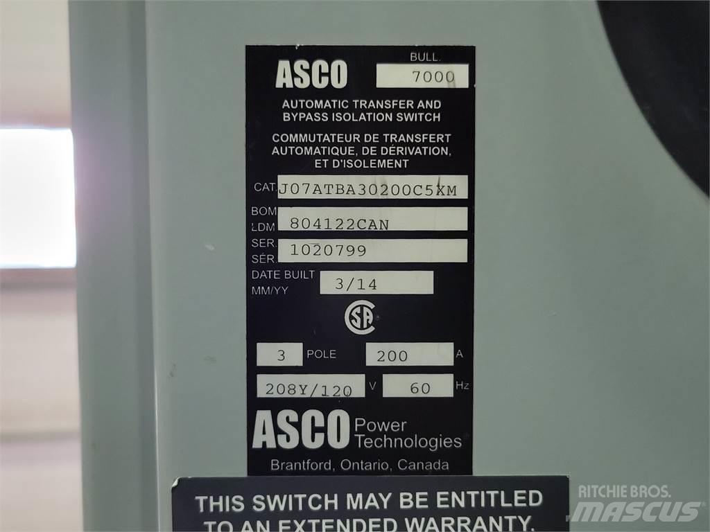 Asco J07ATBA30200C5XM Statyba - Kita