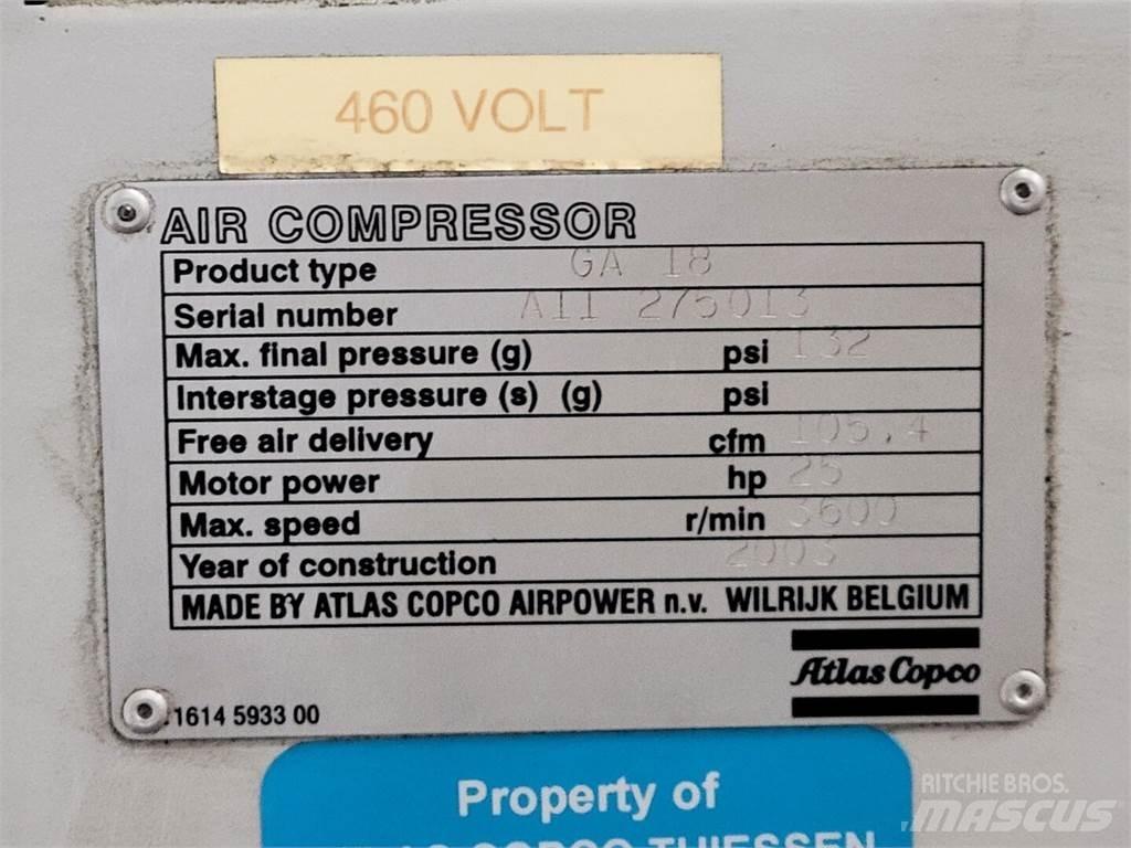 Atlas Copco GA18 Kompresoriai