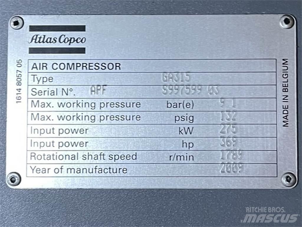 Atlas Copco GA315 Kompresoriai