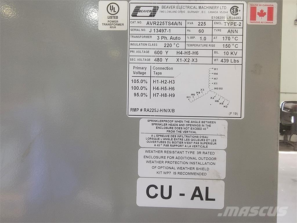  BEAVER AVR225TS4A/N Statyba - Kita