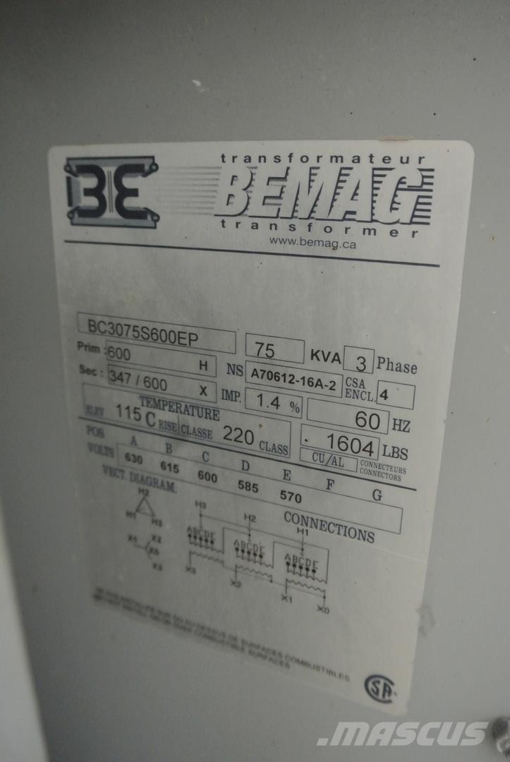  BEMAG BC3075S600EP Statyba - Kita