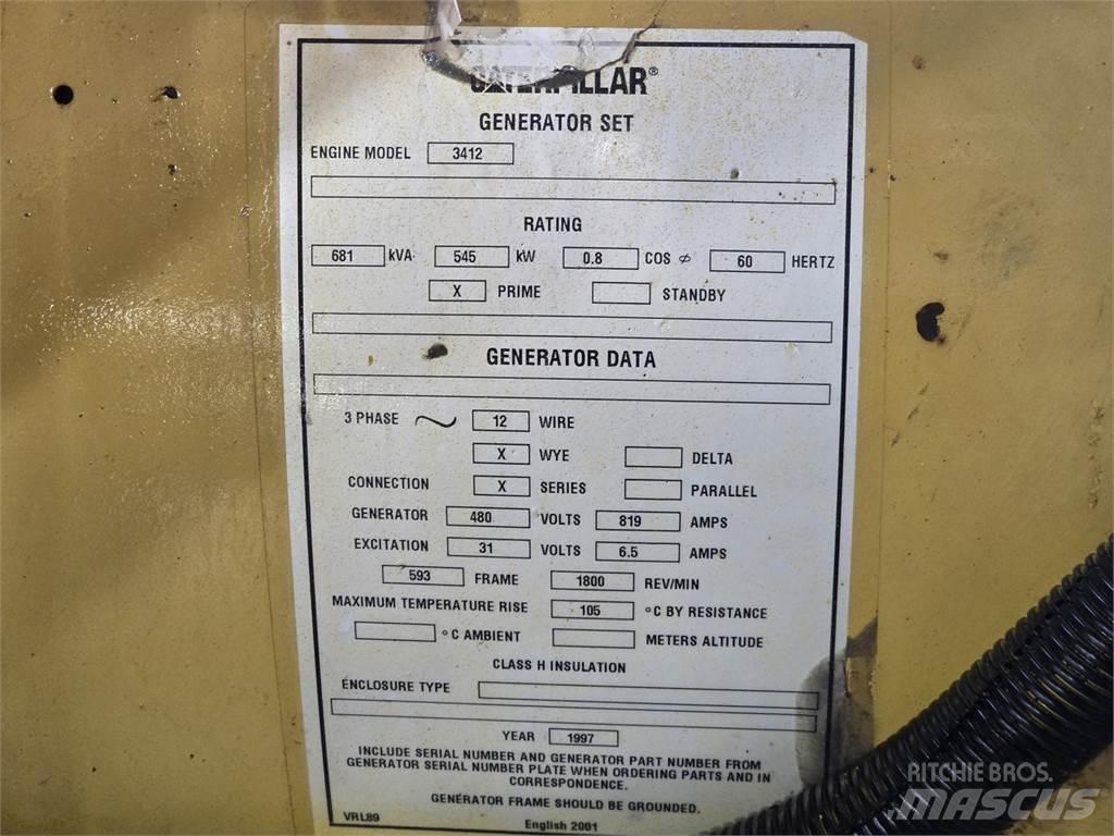 CAT 3412 Dyzeliniai generatoriai