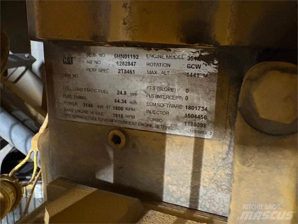 CAT 3516B Dyzeliniai generatoriai