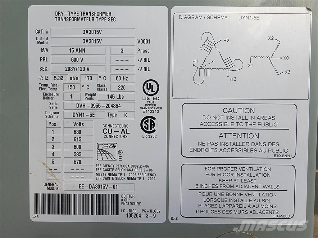 Delta DA3015V Statyba - Kita