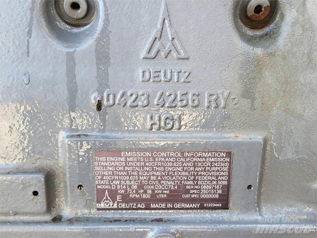 Deutz D914L06 Dyzeliniai generatoriai