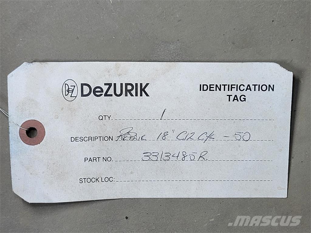  DEZURIK 3313485R Statyba - Kita