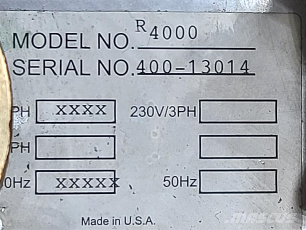  DYNAFLUX R4000 Šildymo ir šaldymo įranga