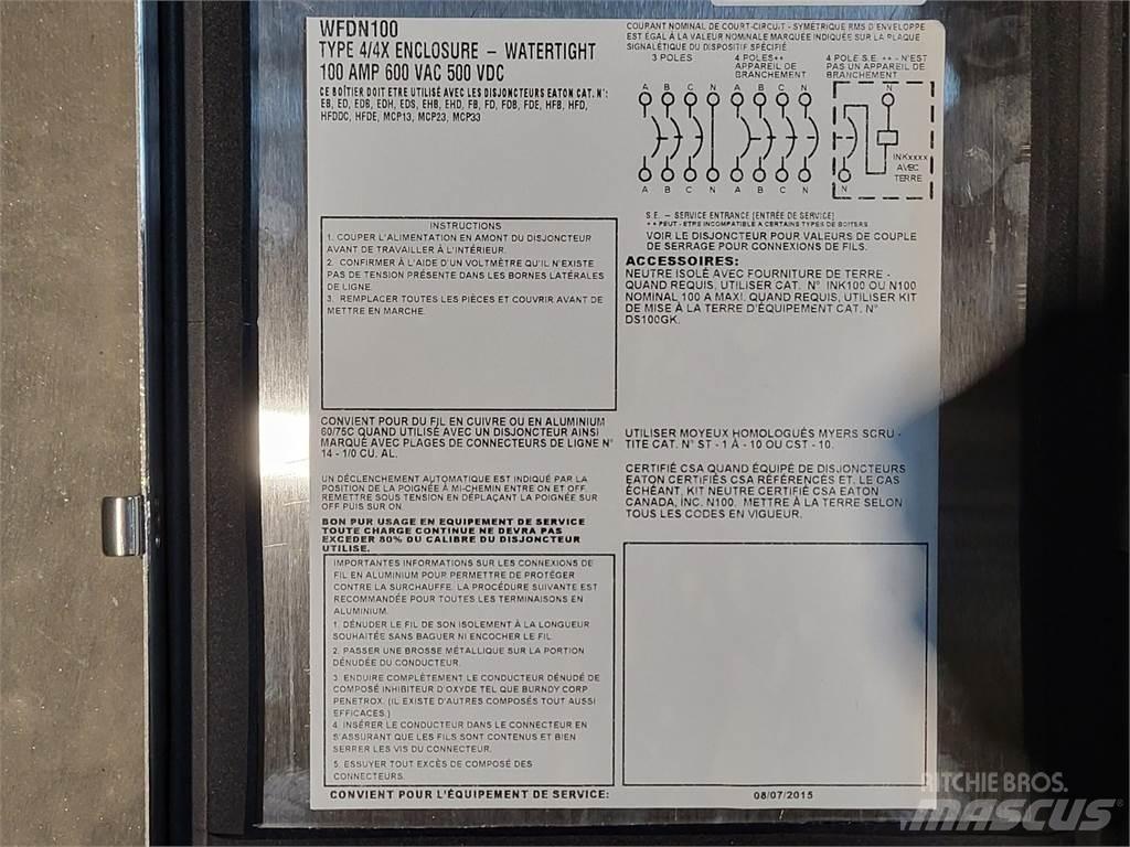 Eaton WFDN100 Statyba - Kita
