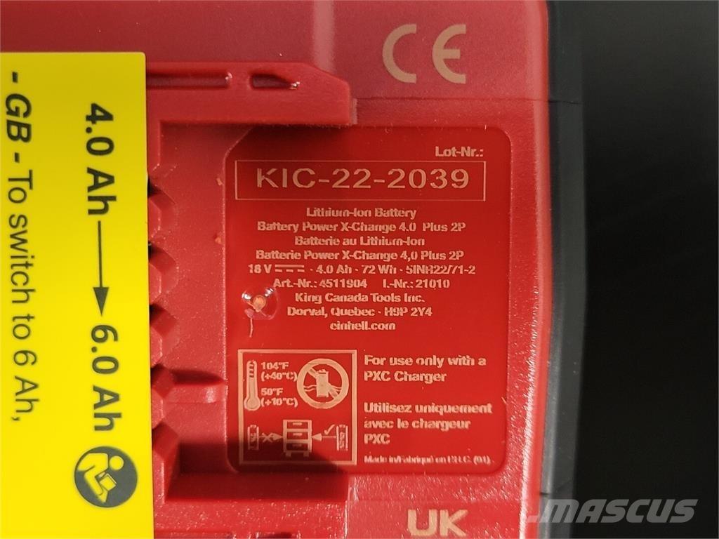 Einhell 4511904 Baterijos