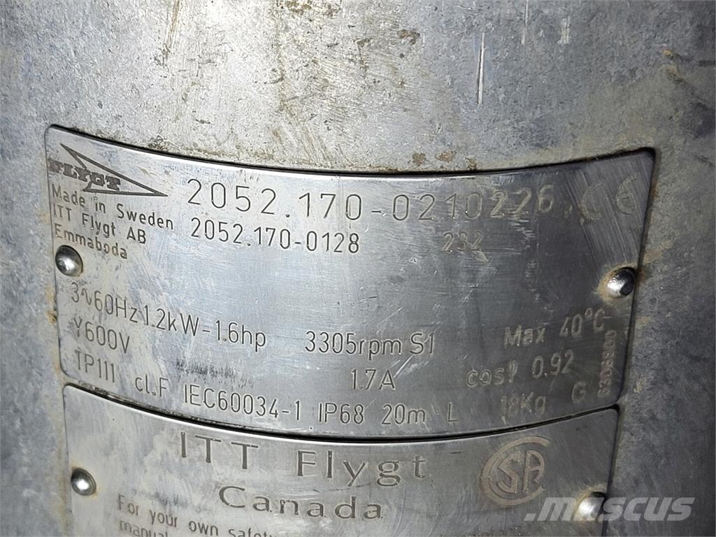 Flygt 2052.170-0128 Vandens siurbliai