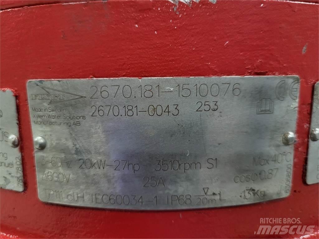 Flygt 2670.181-0043 Vandens siurbliai