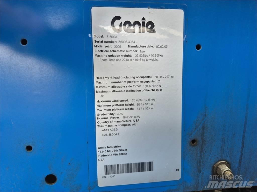 Genie Z-60/34 Alkūniniai keltuvai