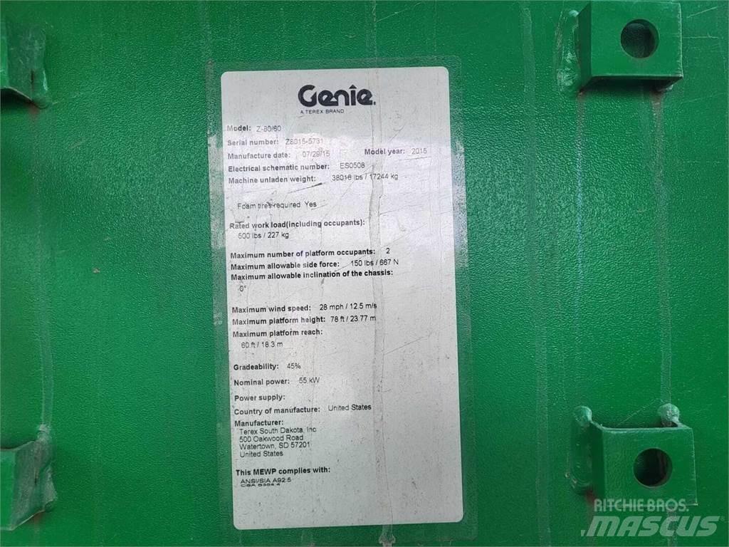 Genie Z-80/60 Alkūniniai keltuvai