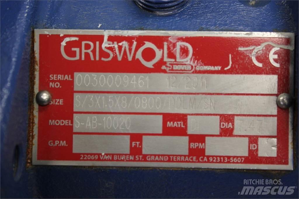  GRISWOLD S-AB-10020 Vandens siurbliai