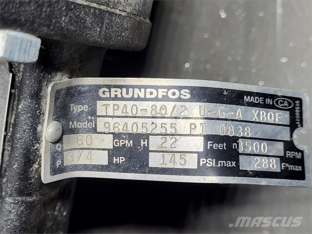 Grundfos 96405255 Vandens siurbliai
