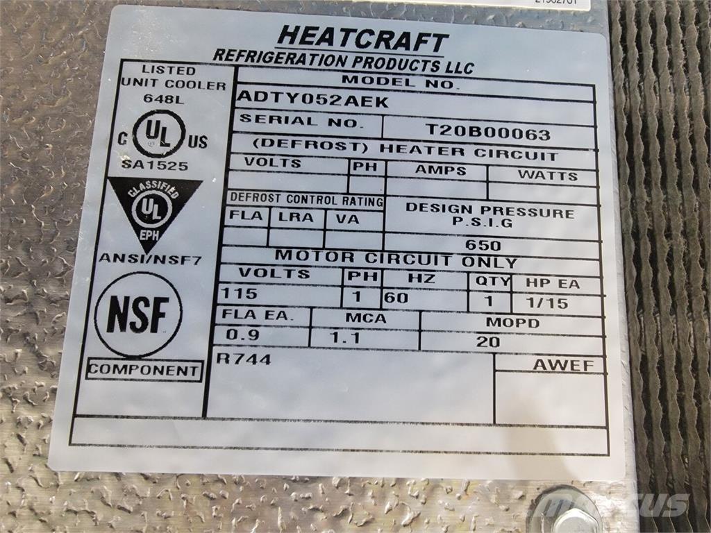  HEATCRAFT ADTY052AEK Šildymo ir šaldymo įranga